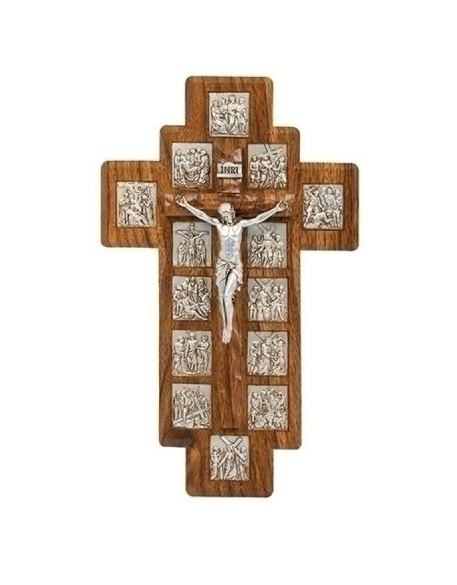 Roman Wall Crucifix - Stations of the Cross (14")