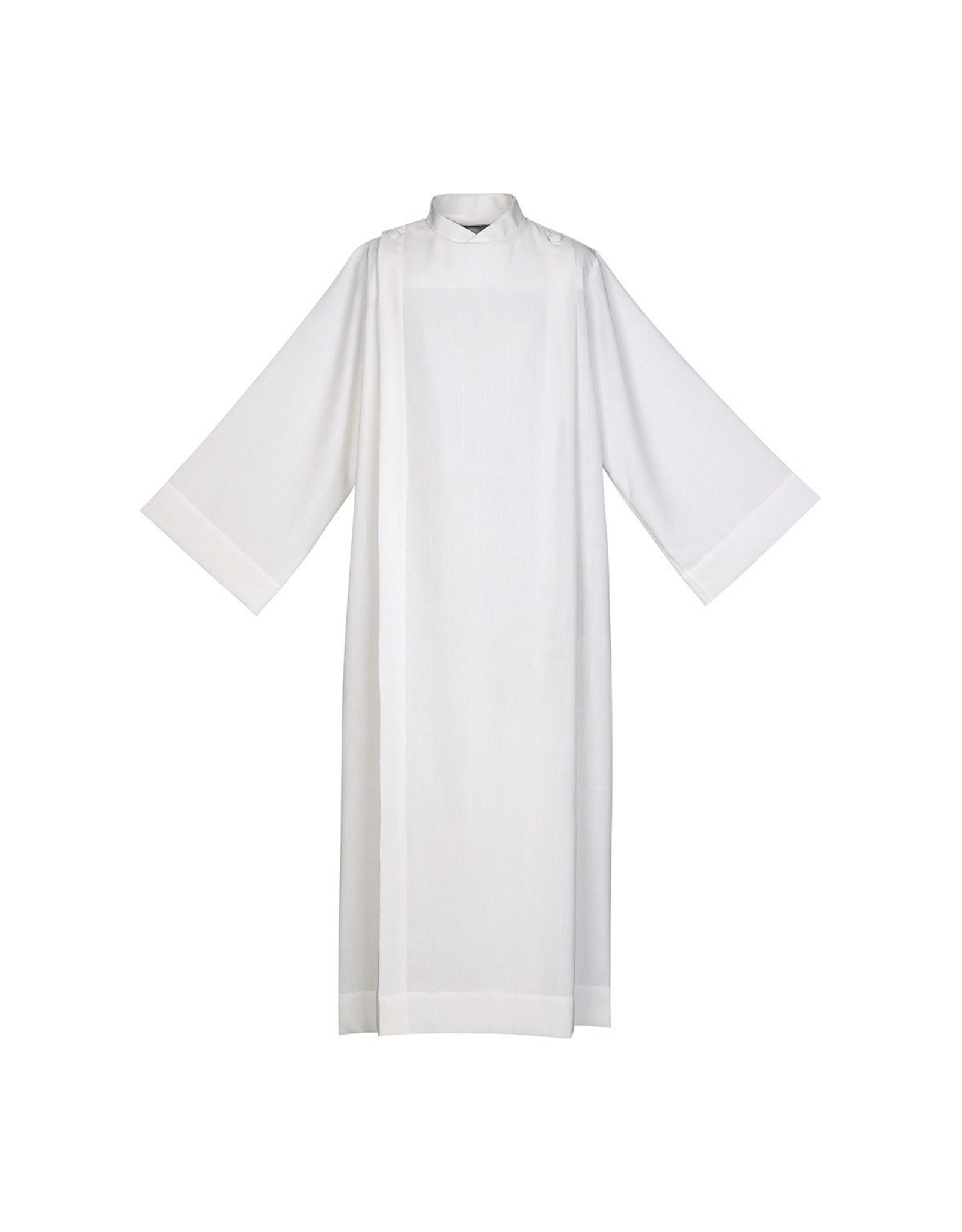 Malhame Vestment Alb #433/434 Front Wrap, Poly/Cotton