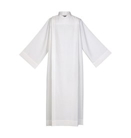 Malhame Vestment Alb #433/434 Front Wrap, Poly/Cotton