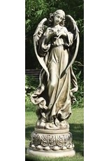 Roman Garden Statue - Angel with Dove (46.75")