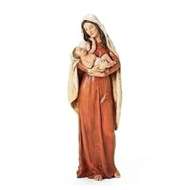 Roman Statue - Mary with Child (10")