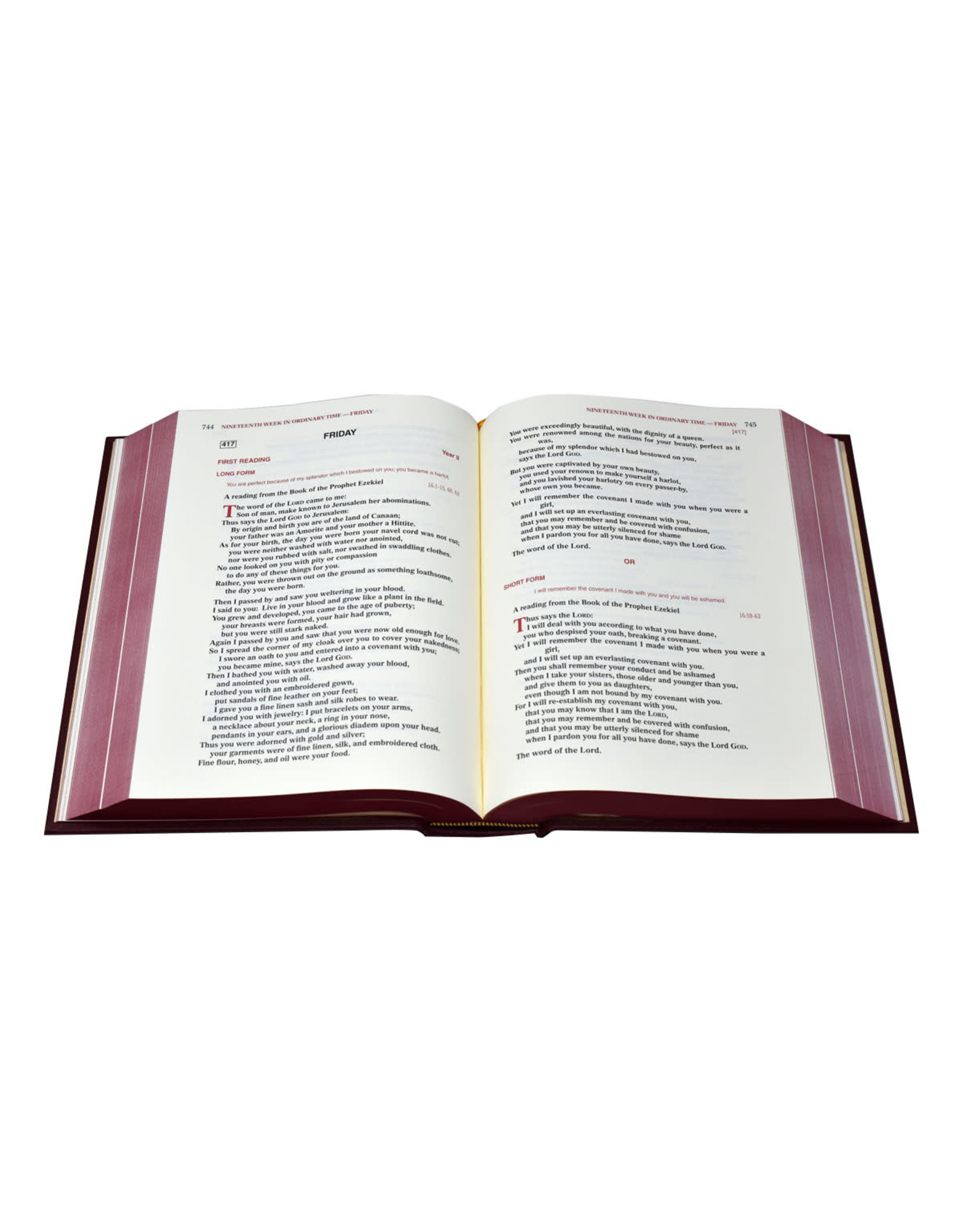 Catholic Book Publishing Lectionary - Weekday Mass (Vol. III), Year II