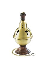 Sudbury Brass Censer with Wood Base