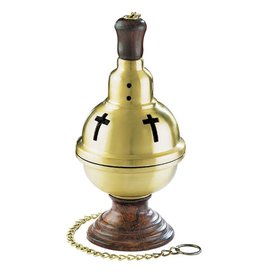 Sudbury Brass Censer with Wood Base