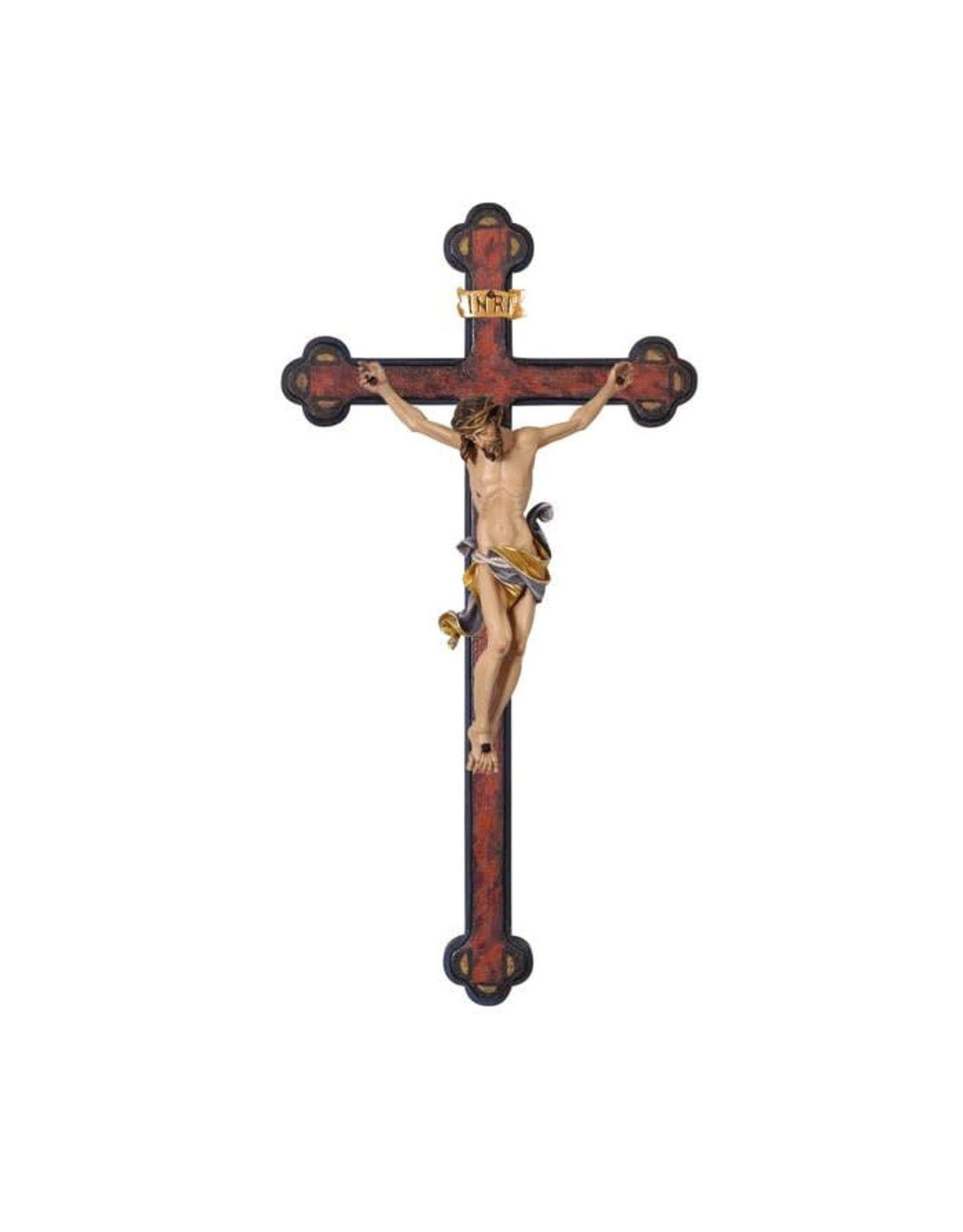 Crucifix - Corpus Leonardo, Antique Baroque (14")