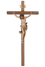 Pema Crucifix - Corpus Leonardo, Resin Corpus, Dark Stain, Blue Cloth (18.5") 8/18.50