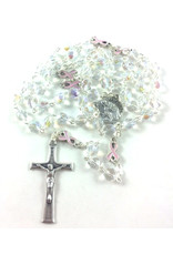 Rosary - St. Peregrine with Pink Ribbon