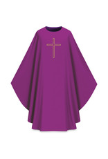 Slabbinck Chasuble - Embroidered Cross, Assisi Collection