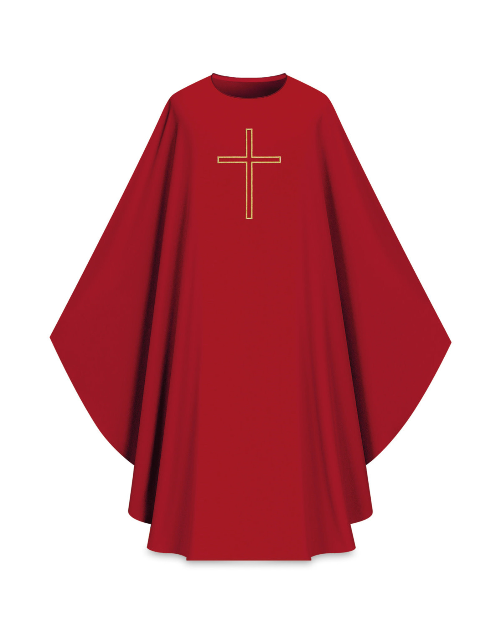 Slabbinck Chasuble - Embroidered Cross, Assisi Collection