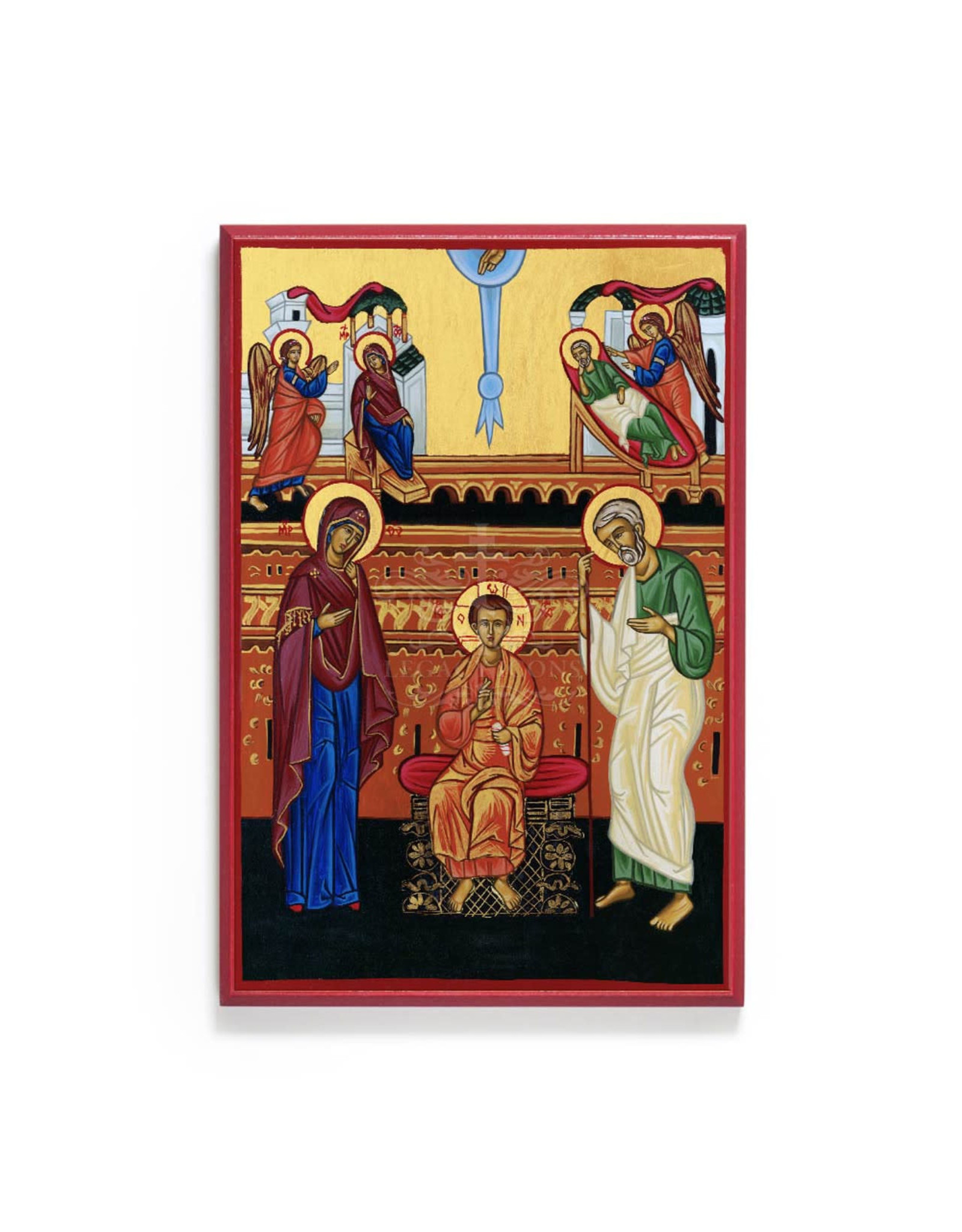 Icon - Annunciation (with Holy Family)