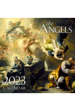 Tan 2023 Wall Calendar: Angels
