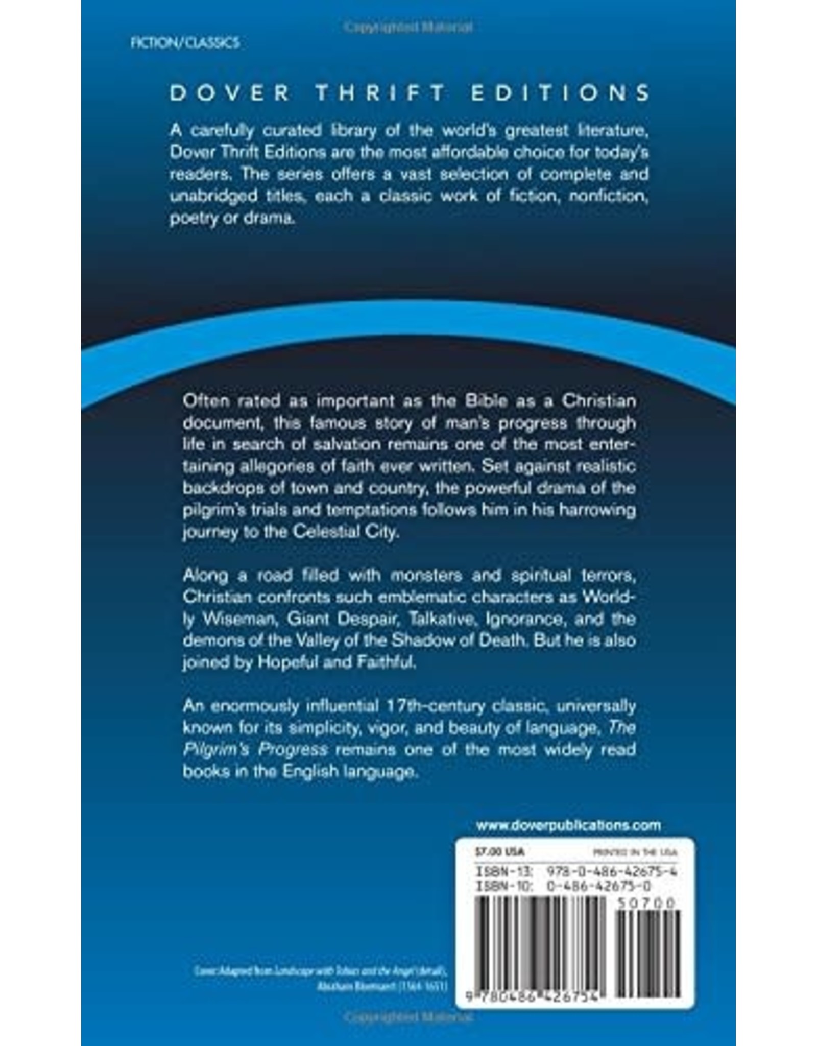 Dover Publications The Pilgrim's Progress