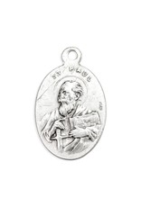 Hirten Oxidized Silver Oval Medal - Various Subjects N-Z