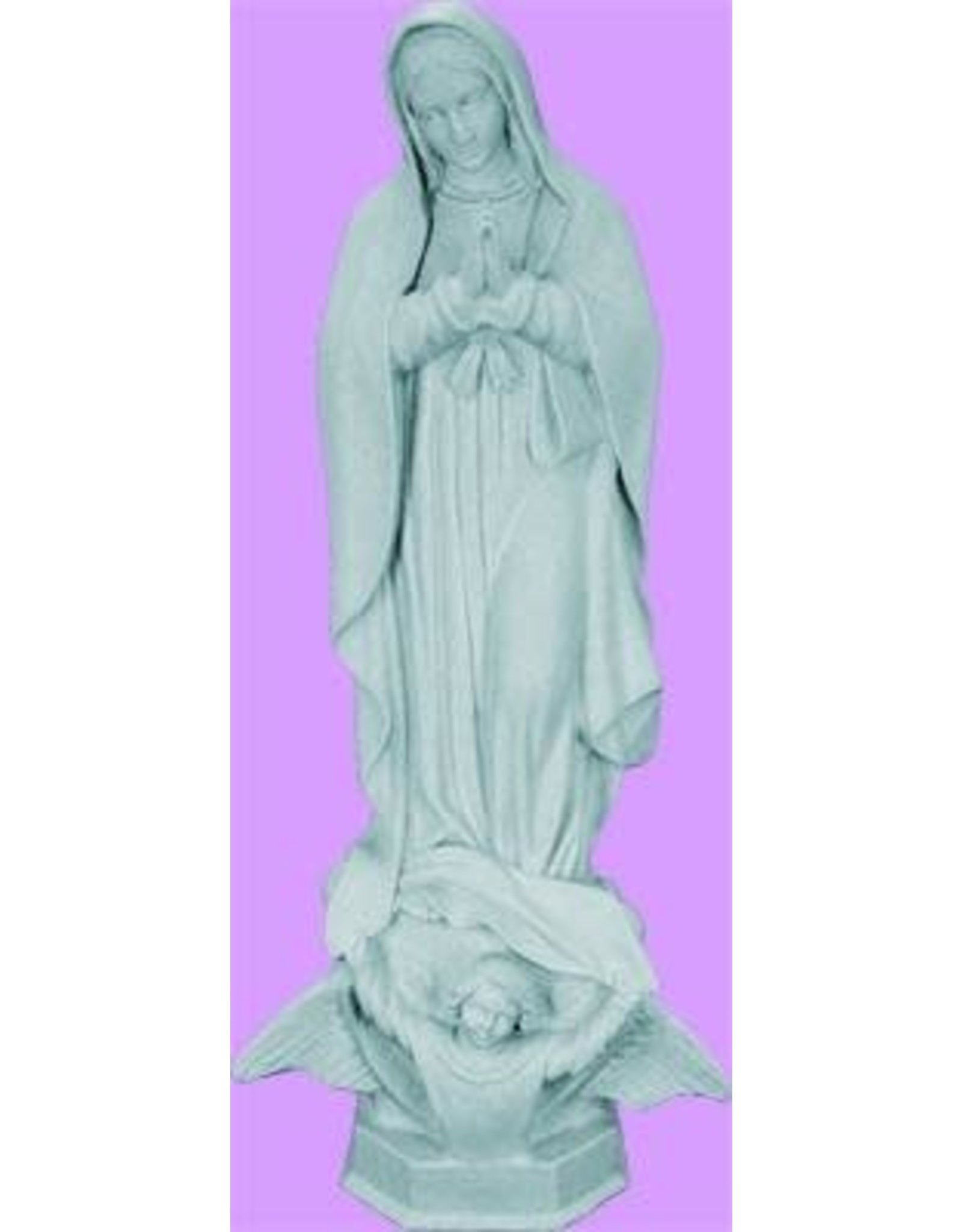 Space Age Our Lady of Guadalupe Statue (24") Granite Finish
