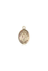 Bliss Our Lady of Knock Medal, 14kt Gold (1/2 x 1/4")