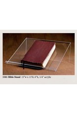 Woerner Industries Bible/Book Stand, Acrylic - 15x13x6