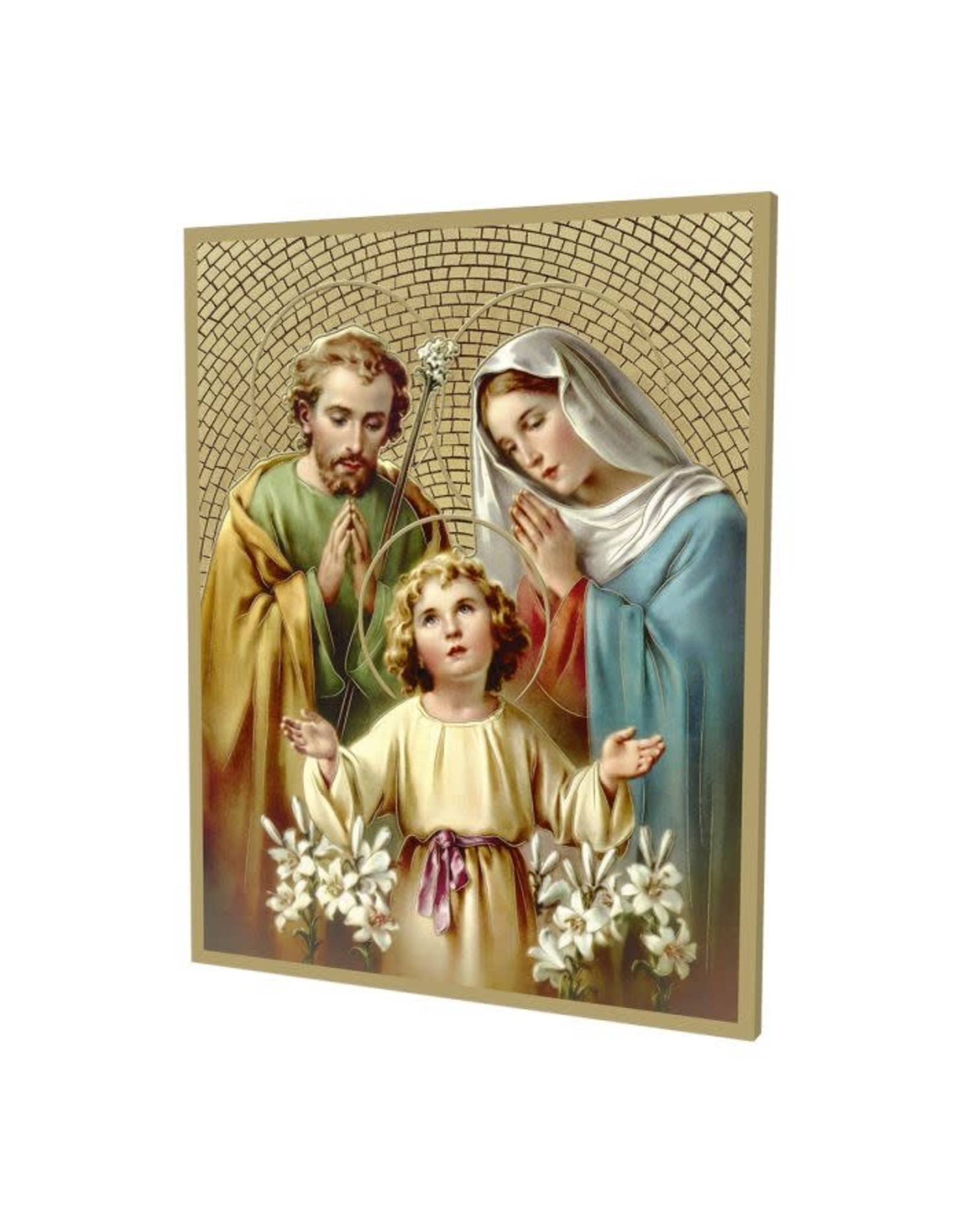 Hirten Holy Family Mosaic Plaque, 8x10