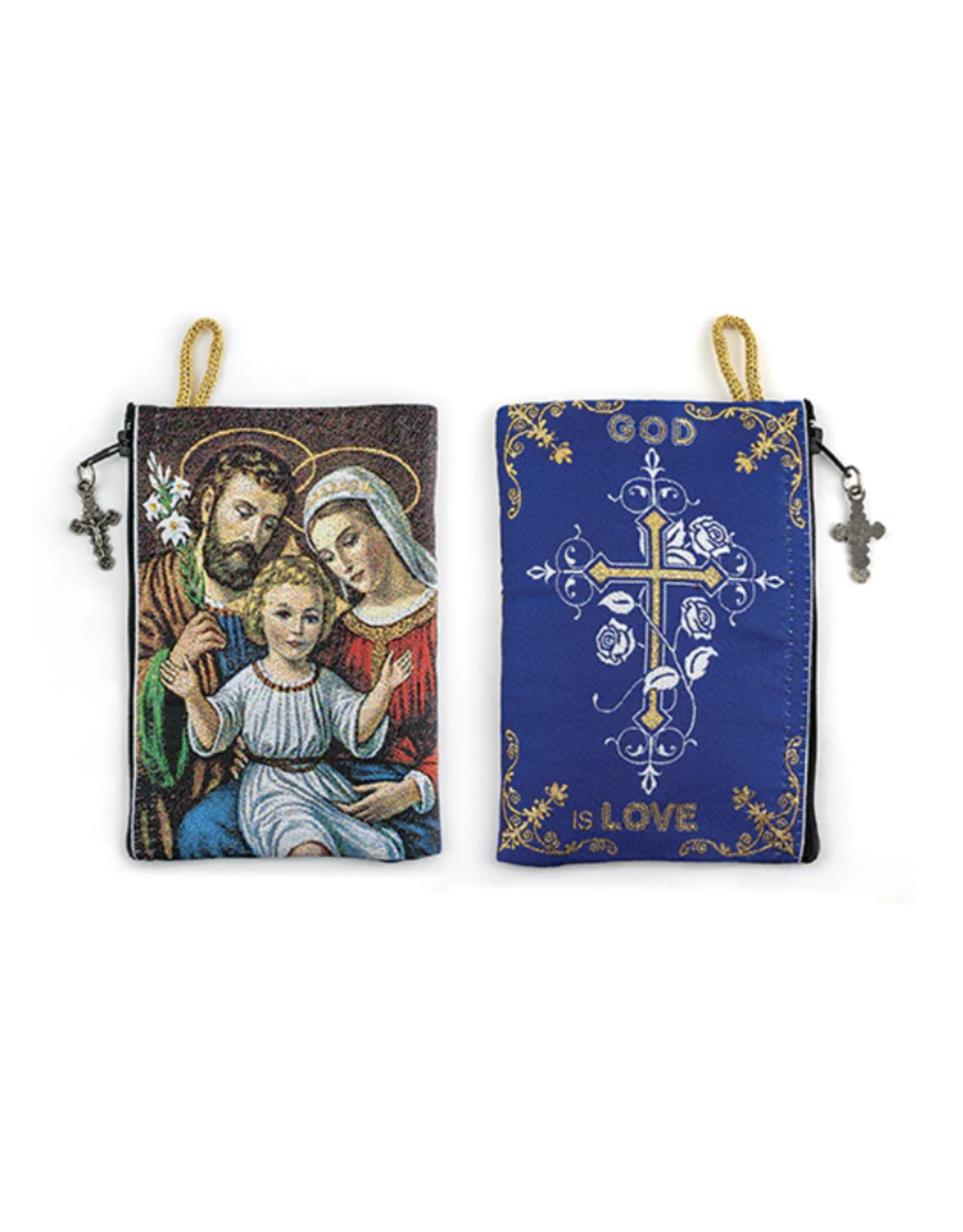 Logos Tapestry Rosary Pouch