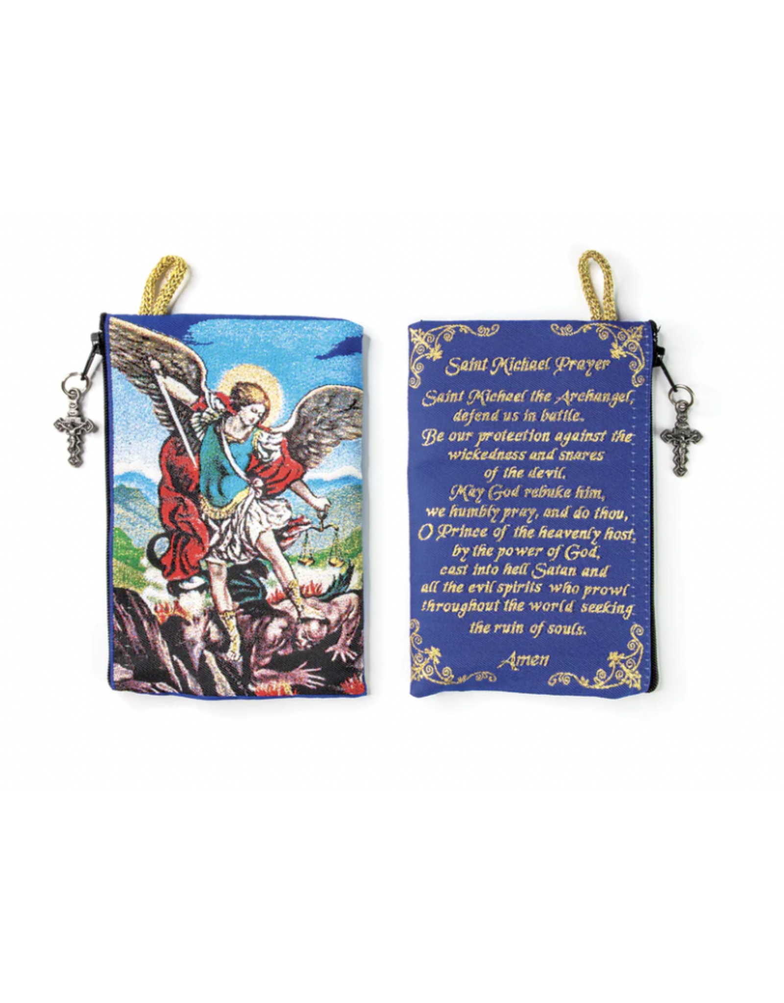 Logos Tapestry Rosary Pouch -