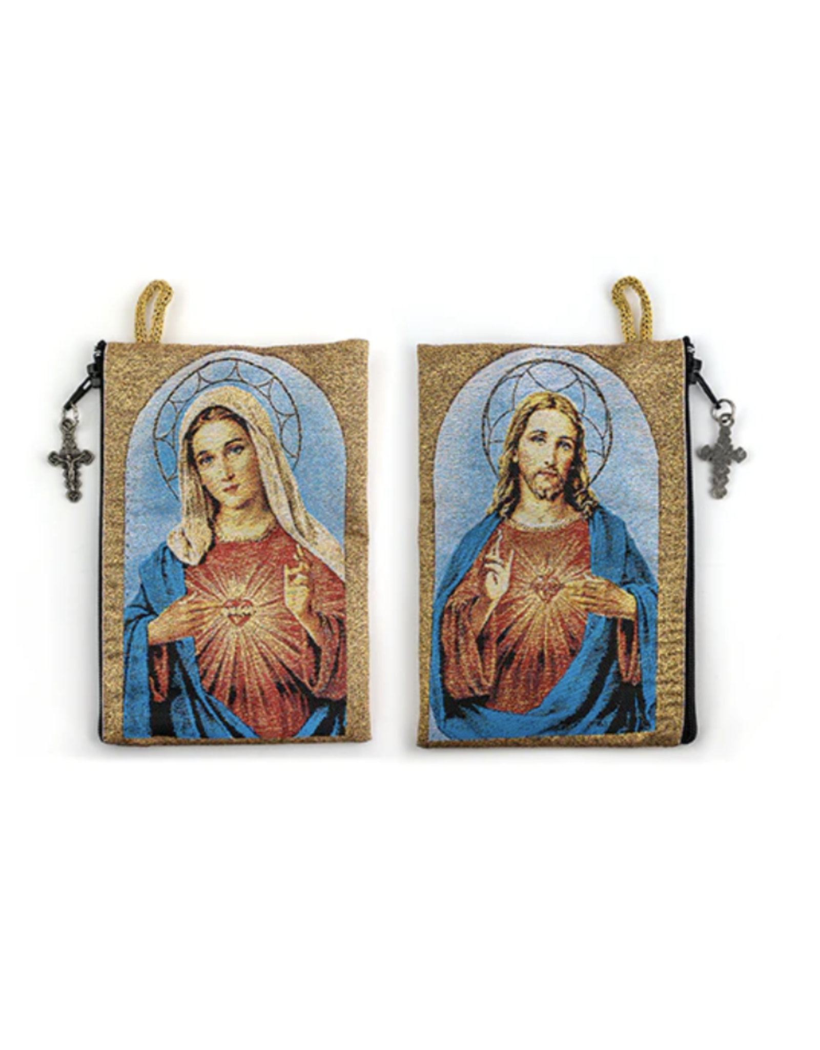 Tapestry Rosary Pouch -