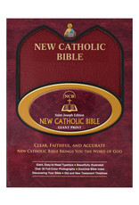 Catholic Book Publishing NCB (New Catholic Bible), Giant Print - Red Imitation Leather