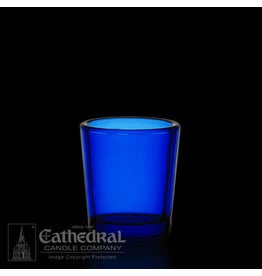 Cathedral Candle Votive Light Glass - Blue, 15 Hour (Each)