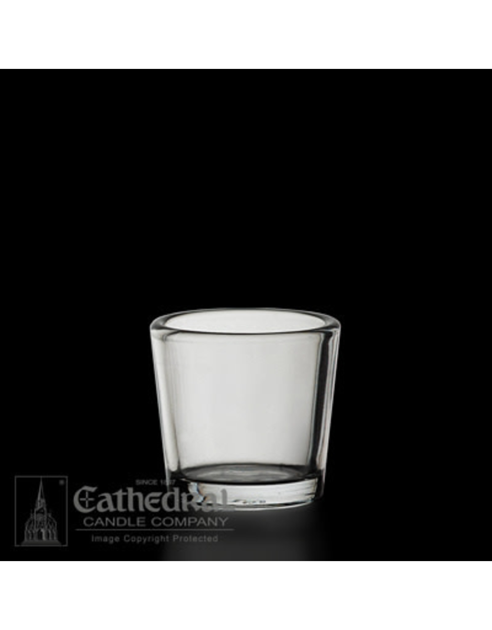 Cathedral Candle Votive Light Glass - Crystal, 2-10 Hour (Each)