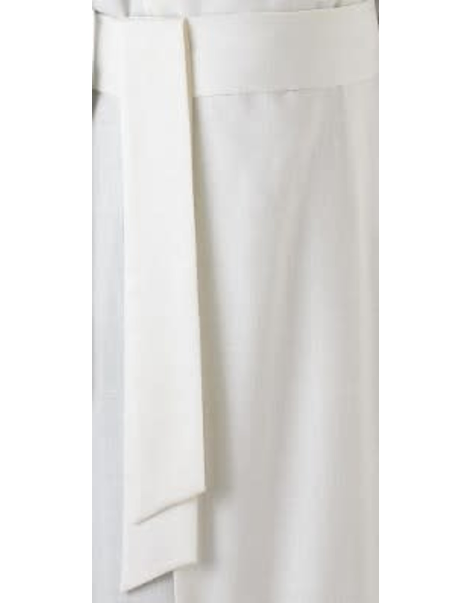 Belt Cincture - White, Velcro, Size 44" Waist