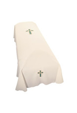 Gaiser (Beau Veste) Funeral Pall, White with Green/Gold Cross