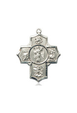 Bliss 5-Way Warrior Medal, Sterling Silver