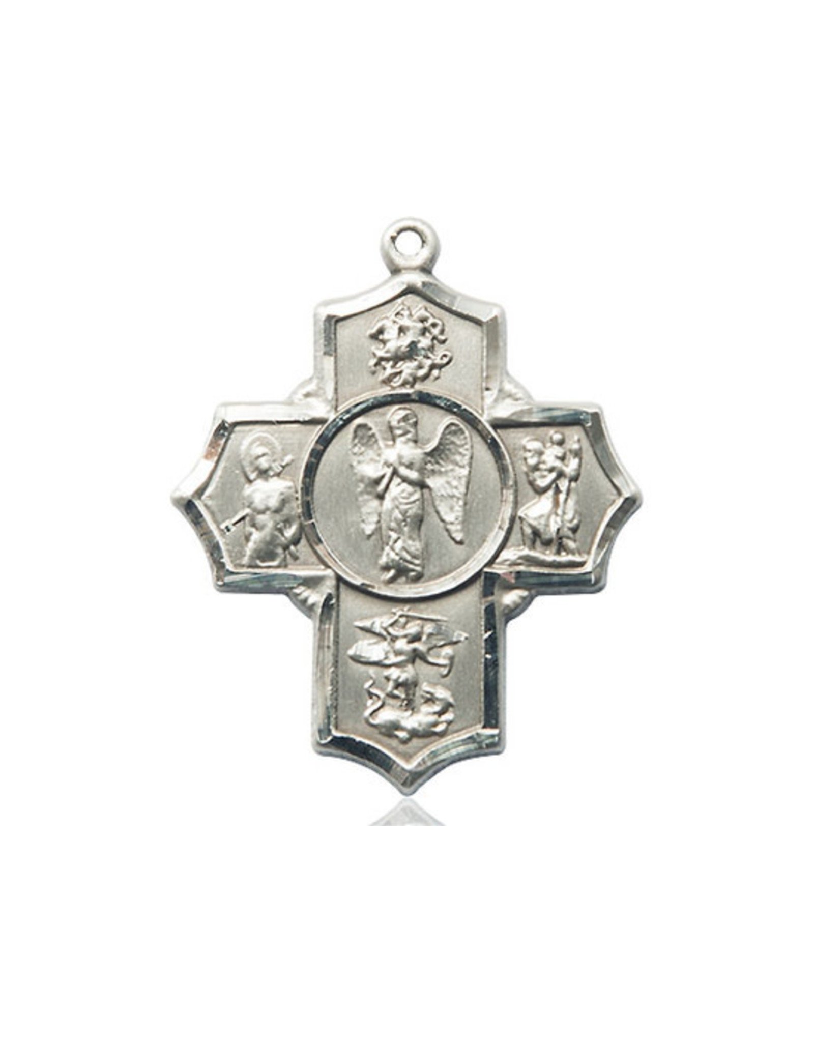 Bliss 5-Way Warrior Medal, Sterling Silver