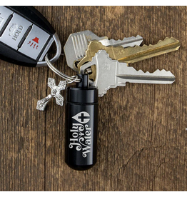 Holy Water Bottle Keychain Kit (Black)