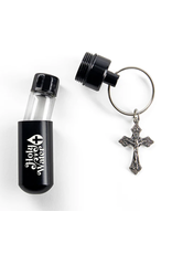 Logos Holy Water Bottle Keychain Kit (Black)