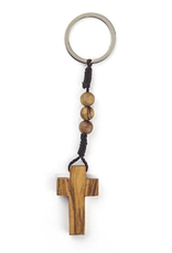 Logos Bethlehem Olive Wood Keychain