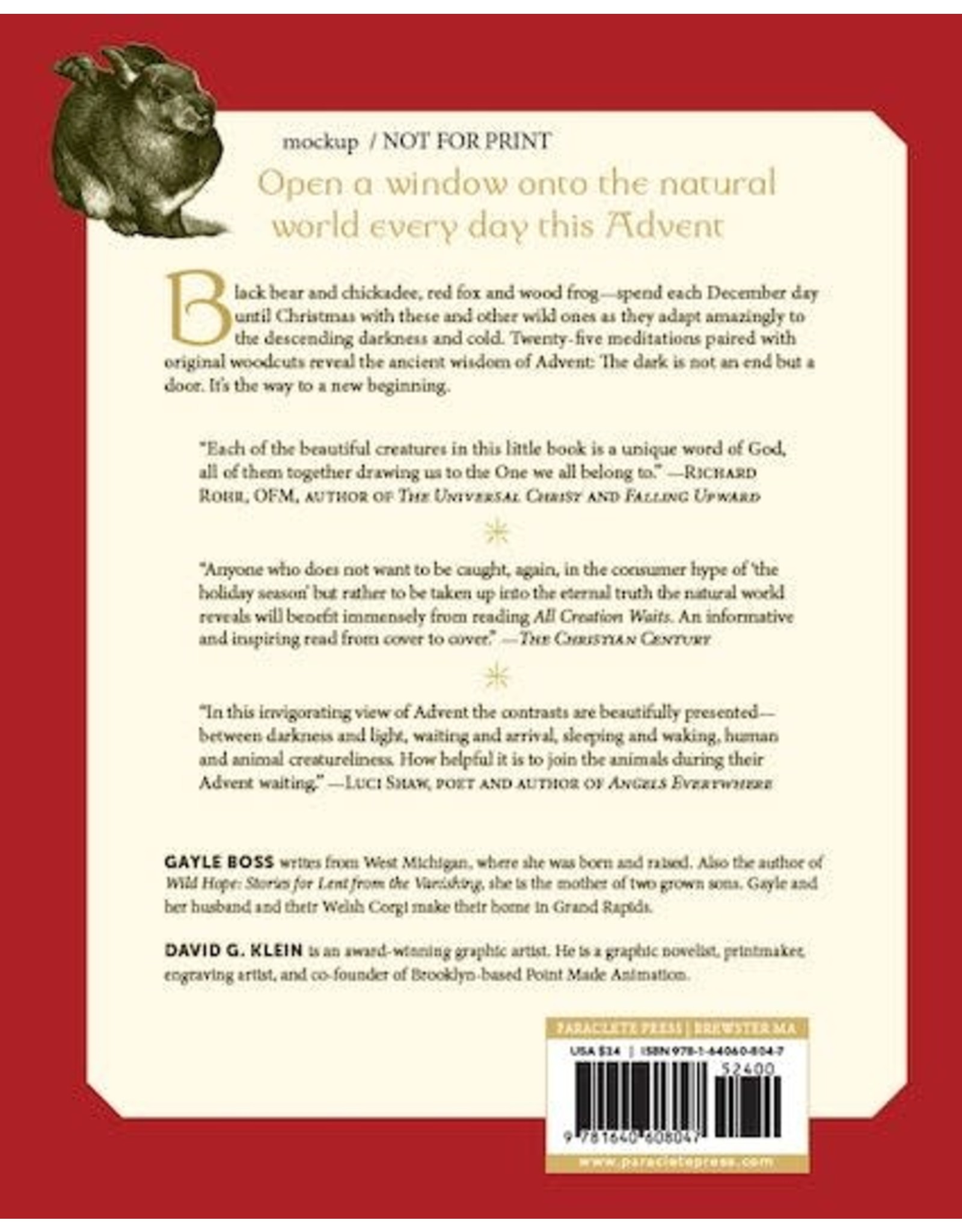 Paraclete Press All Creation Waits: The Advent Mystery of New Beginnings