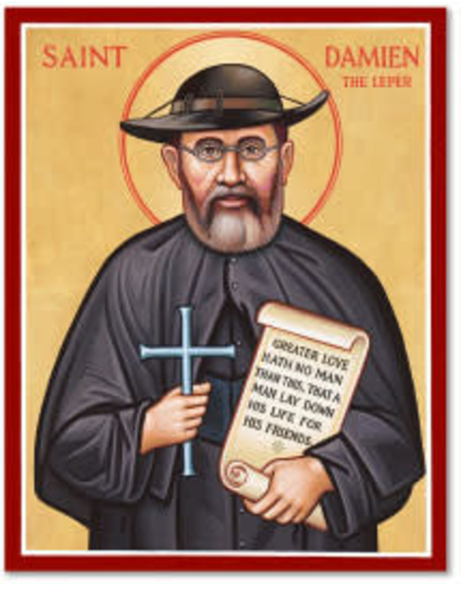 Icon - St. Damien of Molokai