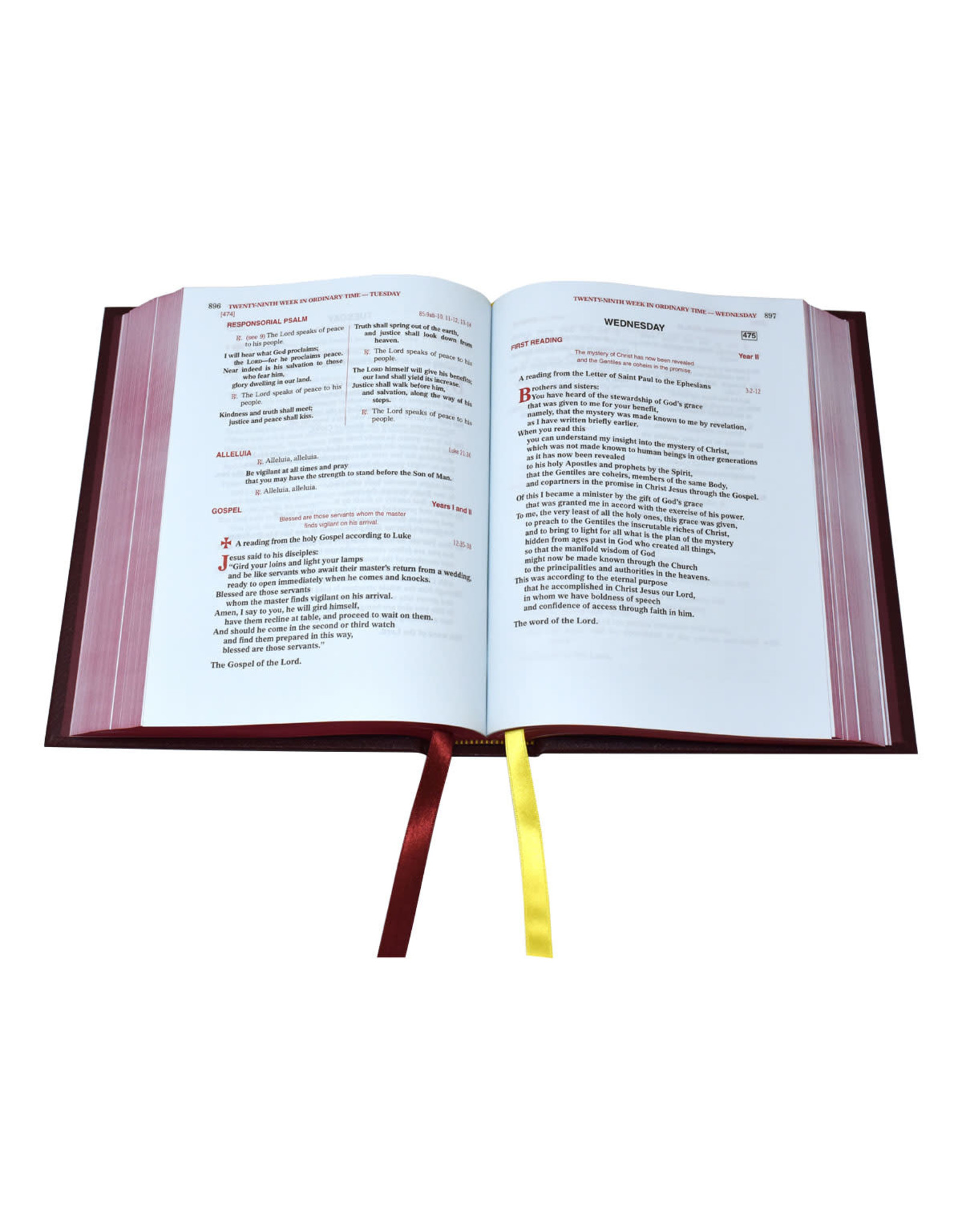Catholic Book Publishing Lectionary - Weekday Mass (Vol. III) (Chapel Edition)