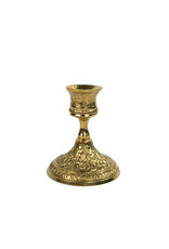 General Wax Ornate Brass Taper Candle Holder (Gold)