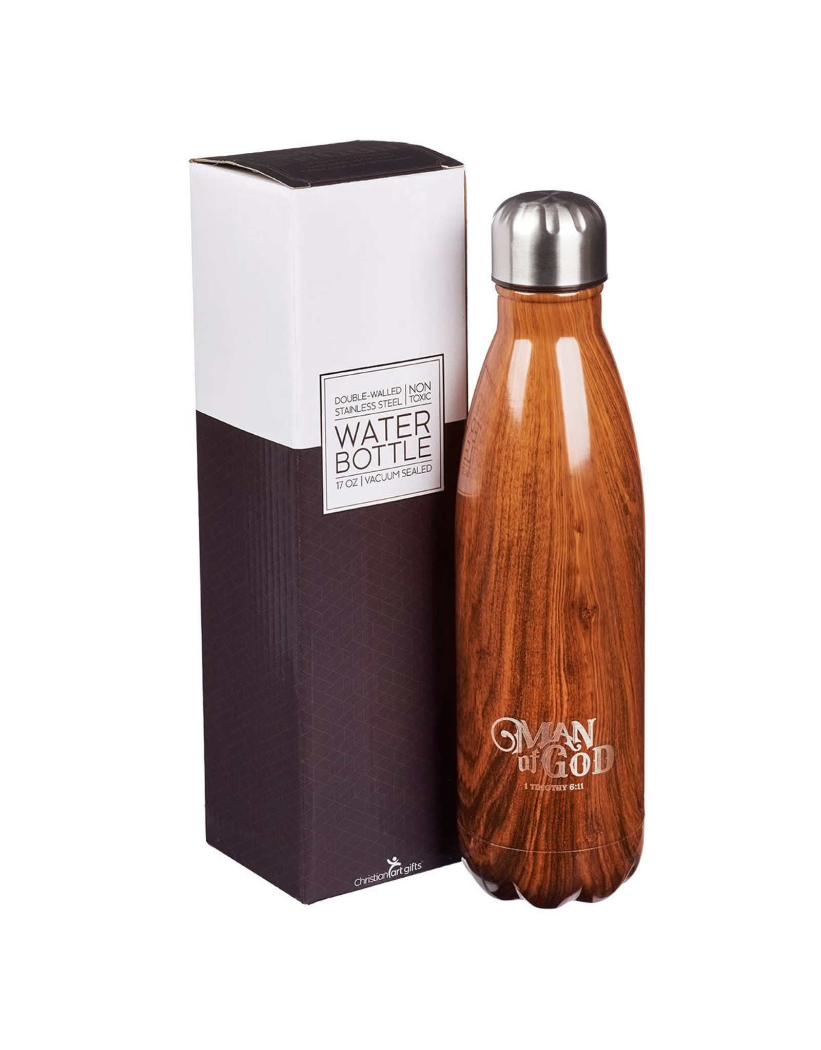 Wood Grain Pattern Insulated Water Bottle – Sacred Circle Gifts and Art