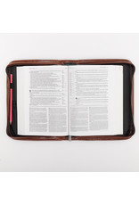 Christian Art Gifts Bible Cover - Faith - Faux Leather, Brown