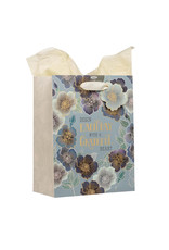 Christian Art Gifts Gift Bag - Begin Each Day with a Grateful Heart (Medium)