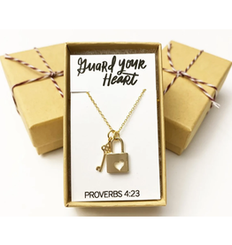 Seeds & Mountains Bible Verse Necklace - Guard your Heart (Proverbs 4:23)