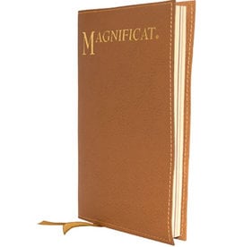 Magnificat Tan Leatherette Cover for Large Print Magnificat