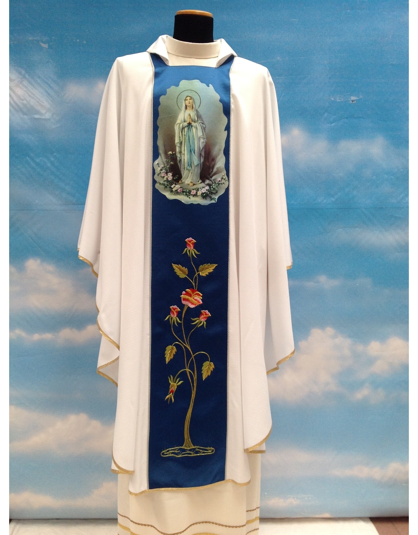 Solivari Marian Chasuble - Our Lady of Fatima