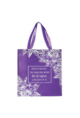 Christian Art Gifts Reusable Shopping Tote Bag - This is the Day the Lord Has Made