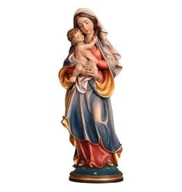 Pema Statue - Madonna of Peace, Wood-Carved,