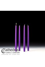 Cathedral Candle Advent Taper Candles - 12" (Purple) (Box of 4)