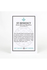 My Saint My Hero House Blessing Medallion - St. Benedict Medal