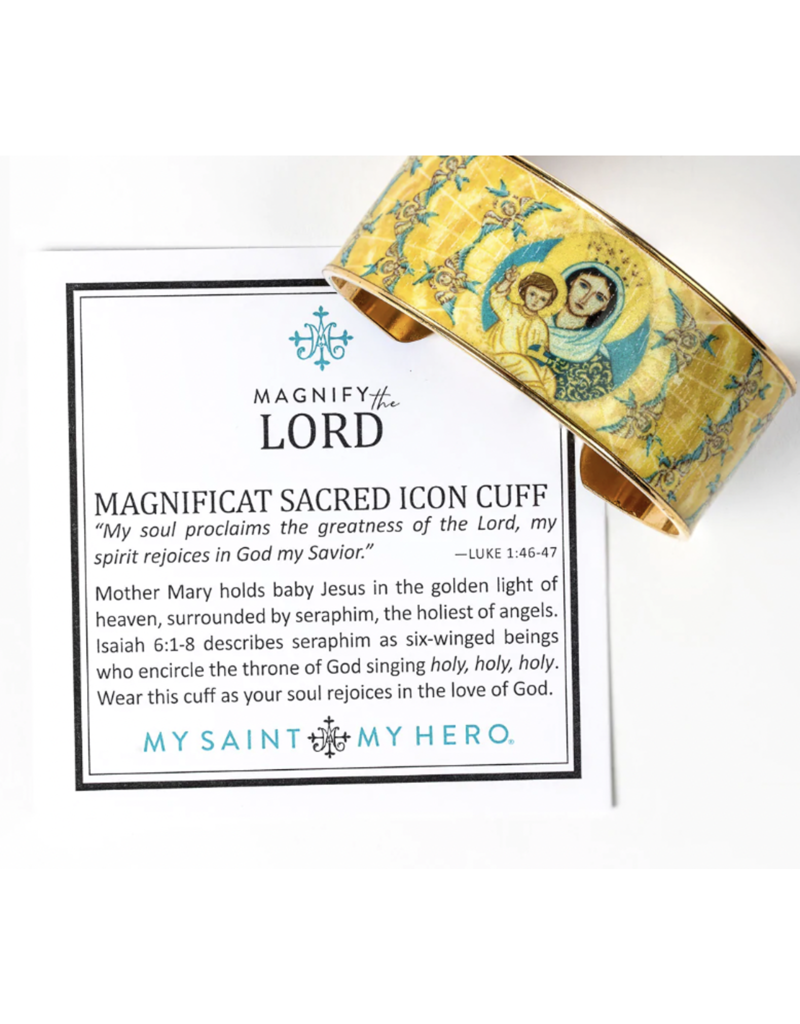 My Saint My Hero Bracelet - Magnificat Sacred Icon Cuff