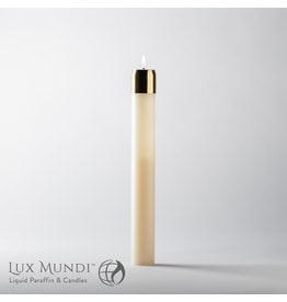 Lux Mundi Refillable Oil Altar Candle 1-15/16"x16"